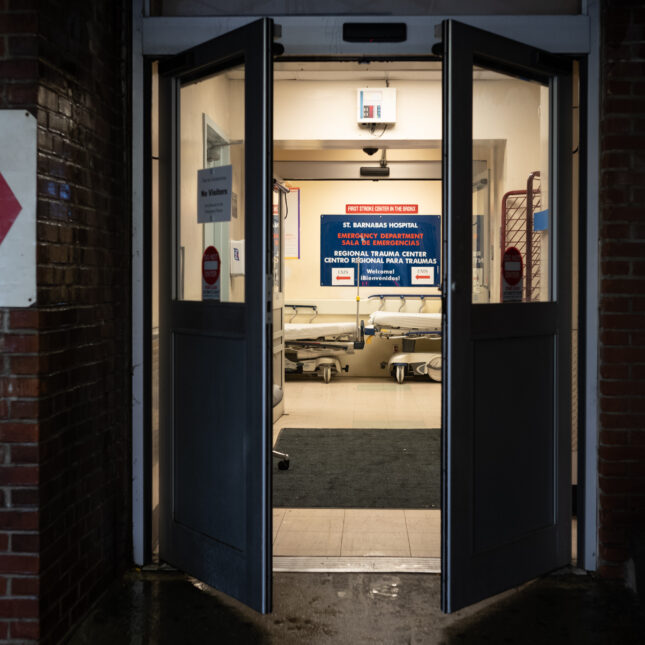 Emergency room entrance