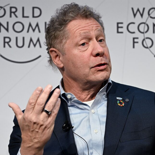 Gavi CEO Seth Berkley speaks during a session of the World Economic Forum (WEF) annual meeting in Davos on January 18, 2023. – public health coverage from STAT