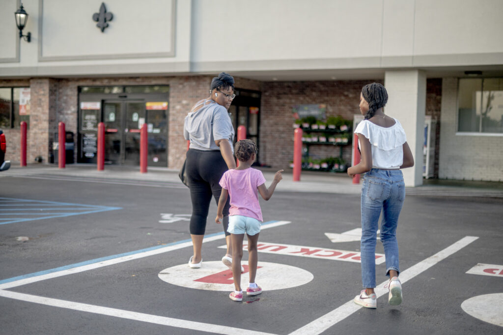 Whitney Carter and her daughters